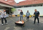 Rutan Blora Hadiri Pemusnahan Barang Bukti di Kejaksaan Negeri Blora