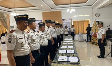 Kepala Rutan Blora Ikuti Penandatanganan Pakta Integritas Pemasyarakatan se-Jawa Tengah