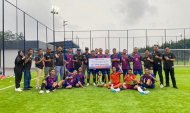 Rutan Blora Ramaikan Turnamen Mini Soccer Imipas Jateng, Tim Kares Pati Raih Juara II